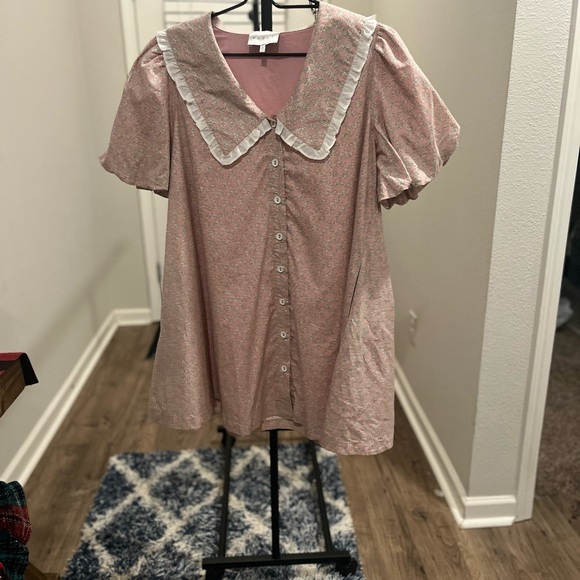 NIAMH PETER PAN COLLARED MINI DRESS- MABEL - Picture 13 of 16